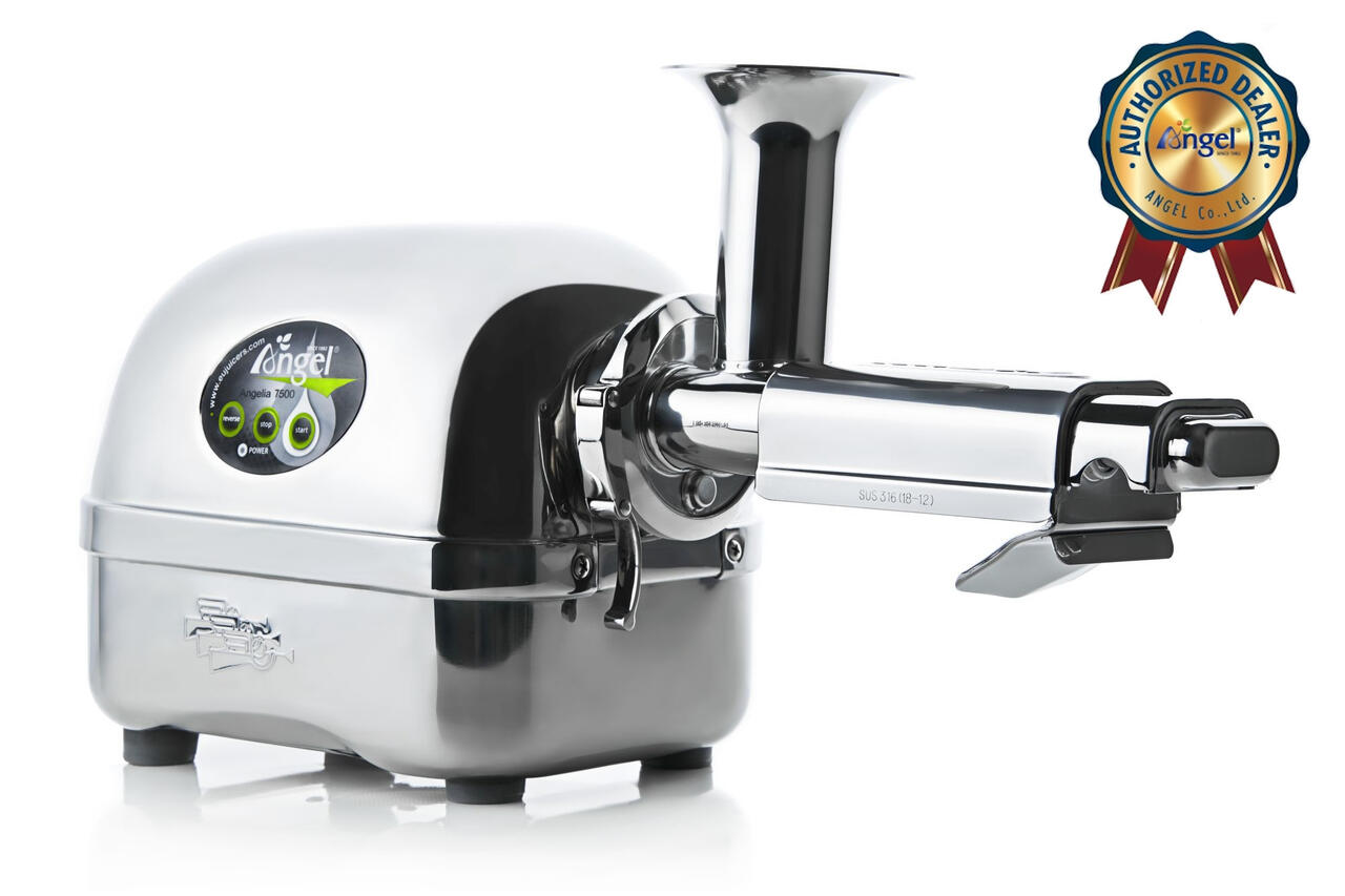 Wyciskarka soków Angel 7500 | EUJUICERS.PL Wyciskarki do soków Angel, Sokowirówki, Etapy wyciskania