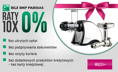 Wyciskarki na raty 0%